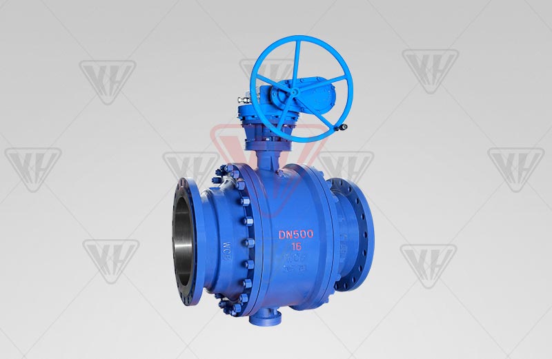 Cast steel fixed ball valve